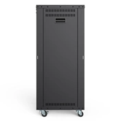 DIGITUS DN-48002 19" 21U 1000x507x460mm lapraszerelt fekete hálózati szekrény kerekekkel