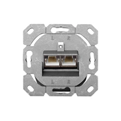 DIGITUS DN-9006-N Cat6 Modulo50 dupla falon kívüli aljzat 2xRJ45 árnyékolt csatlakozóval