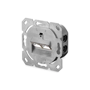 DIGITUS DN-9006-N Cat6 Modulo50 dupla falon kívüli aljzat 2xRJ45 árnyékolt csatlakozóval