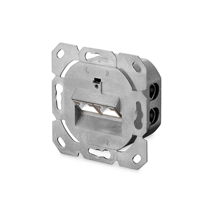 DIGITUS DN-9006-N Cat6 Modulo50 dupla falon kívüli aljzat 2xRJ45 árnyékolt csatlakozóval
