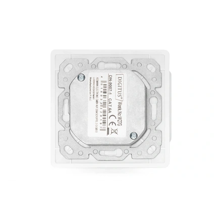 DIGITUS DN-9007-1 Cat6A Modulo50 dupla süllyesztett aljzat 2xRJ45 árnyékolt csatlakozóval