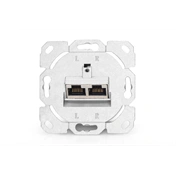 DIGITUS DN-9007-1 Cat6A Modulo50 dupla süllyesztett aljzat 2xRJ45 árnyékolt csatlakozóval