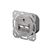 DIGITUS DN-9007-S-1 Cat6A Modulo50 dupla falon kívüli aljzat 2xRJ45 árnyékolt csatlakozóval
