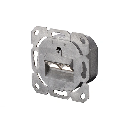 DIGITUS DN-9007-S-1 Cat6A Modulo50 dupla falon kívüli aljzat 2xRJ45 árnyékolt csatlakozóval