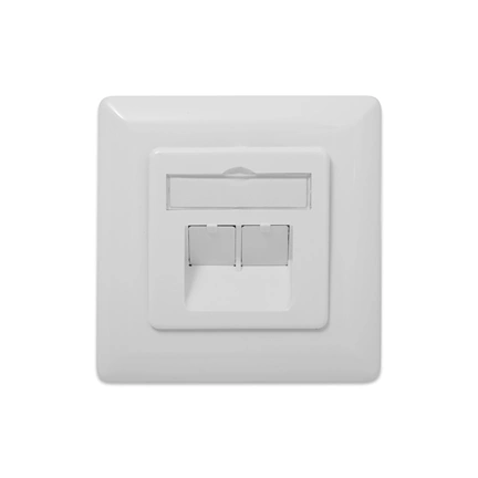 DIGITUS DN-9008-1 CAT6A Class EA 2x RJ45 süllyesztett fali aljzat