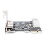 DIGITUS DS-30201-5 3+1 port FireWire PCIe bővítőkártya