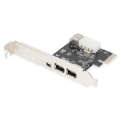 DIGITUS DS-30201-5 3+1 port FireWire PCIe bővítőkártya