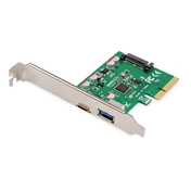 DIGITUS DS-30225 2 port USB 3.1 Type-A/Type-C PCIe bővítőkártya