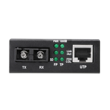 DIGITUS Gigabit SM 20km (RJ45-SC) média konverter