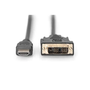 DIGITUS High Speed Full HD 60Hz DVI-D - HDMI type A kábel 2m