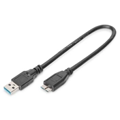 DIGITUS Super Speed 3.0 micro USB B - USB type A kábel 0,25
