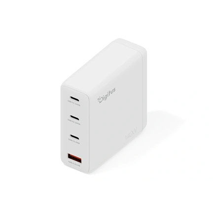 DIGITUS USB GaN töltő 140W, 3x USB-C, 1x USB-A