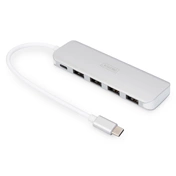 DIGITUS USB Type-C 4 portos USB 3.0 hub + PD