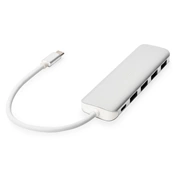 DIGITUS USB Type-C 4 portos USB 3.0 hub + PD