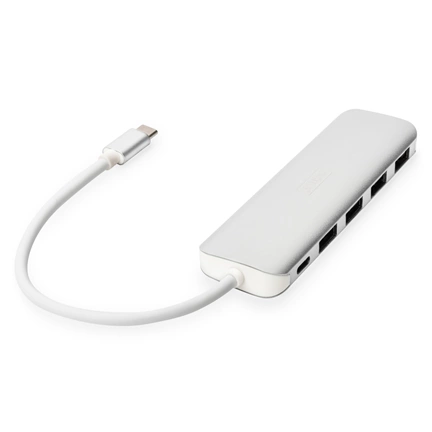 DIGITUS USB Type-C 4 portos USB 3.0 hub + PD
