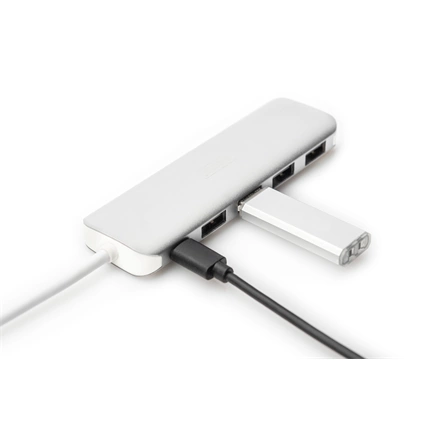 DIGITUS USB Type-C 4 portos USB 3.0 hub + PD