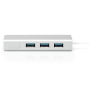 DIGITUS USB Type-C Gigabit Ethernet adapter + 3 portos USB HUB