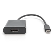 DIGITUS fekete USB 3.0 Type C - HDMI (4K@30Hz) adapter