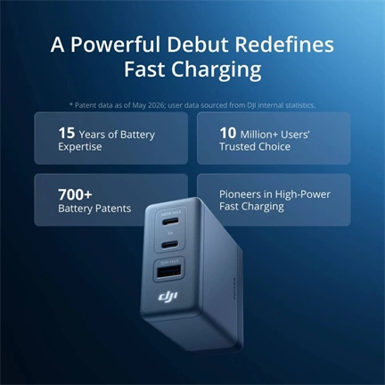 DJI Power 140W GaN Charger (EU) töltő