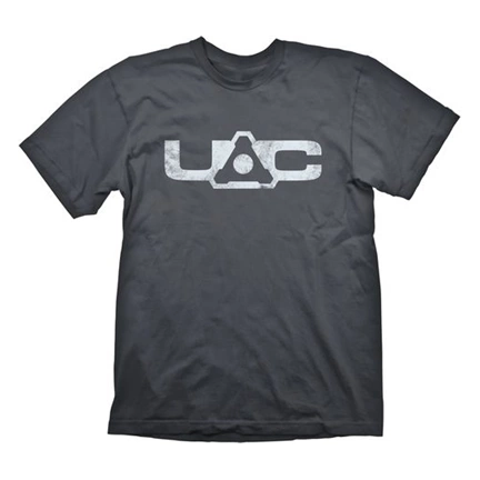 DOOM Eternal T-Shirt "UAC Logo" Grey XL