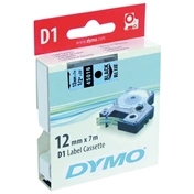 DYMO címke LM D1 alap 12mm fekete/kék