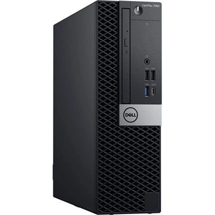 Dell Optiplex 7060 SFF PC /i5-8500/16GB/512GB SSD+500GB HDD/Win11 Pro/fekete asztali számítógép