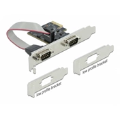 Delock 90001 RS-232 2-port PCIe x1 soros port bővítőkártya