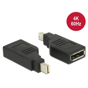 Delock Adapter, mini Displayport 1.2-es csatlakozódugó > Displayport-csatlakozóhüvely, 4K, 90 fokban Delock Adapter, mini Displayport 1.2-es csatlakozódugó > Displayport-csatlakozóhüvely, 4K, 90 fokban