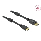 Delock Aktív DisplayPort 1.2 - HDMI kábel 4K 60 Hz 10 méter hosszú