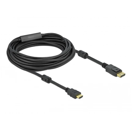 Delock Aktív DisplayPort 1.2 - HDMI kábel 4K 60 Hz 10 méter hosszú