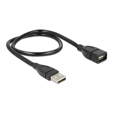 Delock Cable USB 2.0 A male > A female ShapeCable 0.5 m (83499)