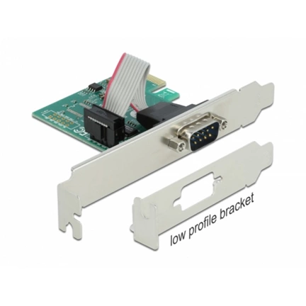 Delock PCI Express Kártya > 1 x RS-232 soros csatlakozó