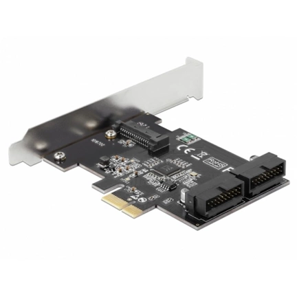 Delock PCI Express Kártya 2 x belső USB 3.0 tűfejes csatlakozóhoz