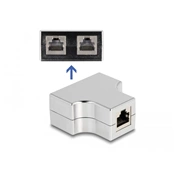 Delock RJ45 Splitter / T Adapter 1 db. RJ45 anya - 2 db. RJ45 anya Cat.5e STP