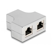 Delock RJ45 Splitter / T Adapter 1 db. RJ45 anya - 2 db. RJ45 anya Cat.5e STP