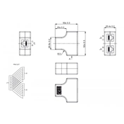 Delock RJ45 Splitter / T Adapter 1 db. RJ45 anya - 2 db. RJ45 anya Cat.5e STP