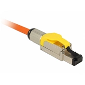 Delock RJ45 dugaszoló szerelvény Cat.6A anyaga: fém (3 év)