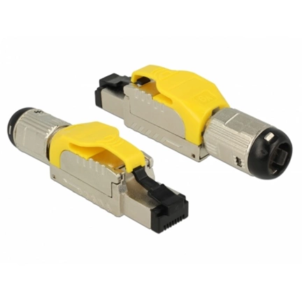 Delock RJ45 dugaszoló szerelvény Cat.6A anyaga: fém (3 év)