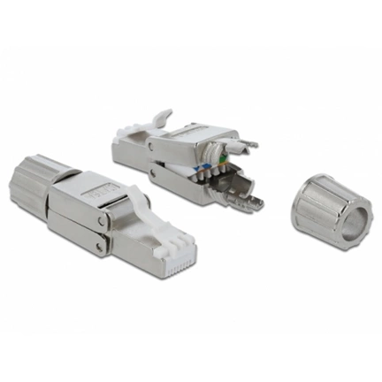 Delock RJ45 plug Cat.6A STP toolfree