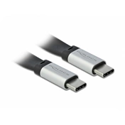 Delock USB 3.2 Gen 2 FPC lapos csík kábel USB Type-C - USB Type-C 22 cm PD 3 A E-Marker