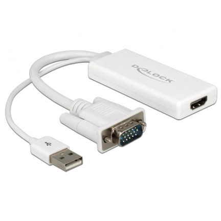 Delock VGA to HDMI Adapter with Audio