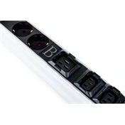 Digitus Basis IT PDU, single-phase 32 A, 24 x C13, 2 x C19, 4 x grounded outlets, 3 m power cord, IEC 60309 32 A plug
