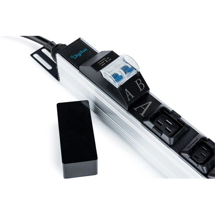 Digitus Basis IT PDU, single-phase 32 A, 24 x C13, 2 x C19, 4 x grounded outlets, 3 m power cord, IEC 60309 32 A plug