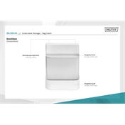 Digitus DA-90444 Under-Desk Storage / Pocket Tray White