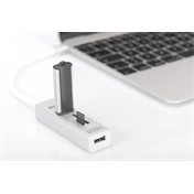 Digitus USB Type-C OTG 3-Port HUB + Card Reader White