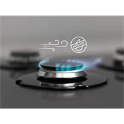 ELECTROLUX KGS6404SX Slim Side Control beépíthető gáz főzőlap, 60cm