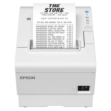 Epson TM-T88VII (111) blokknyomtató: USB, Eth, Serial, PS, Buzz, White