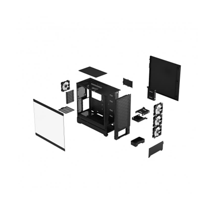 FRACTAL DESIGN Pop XL Air - RGB Black TG Clear