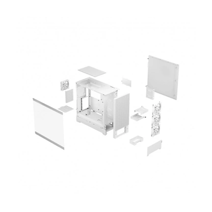 FRACTAL DESIGN Pop XL Air - RGB White TG Clear