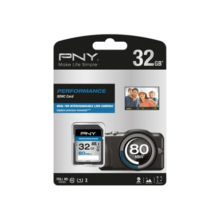 Flash card SD  32GB PNY Performance C10